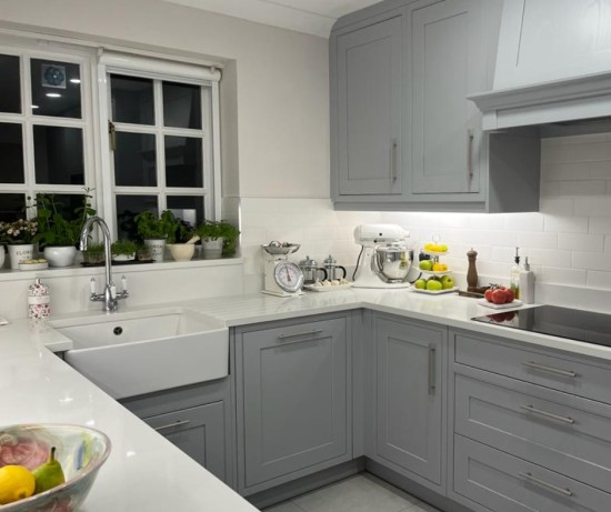 White and Grey Kitchen